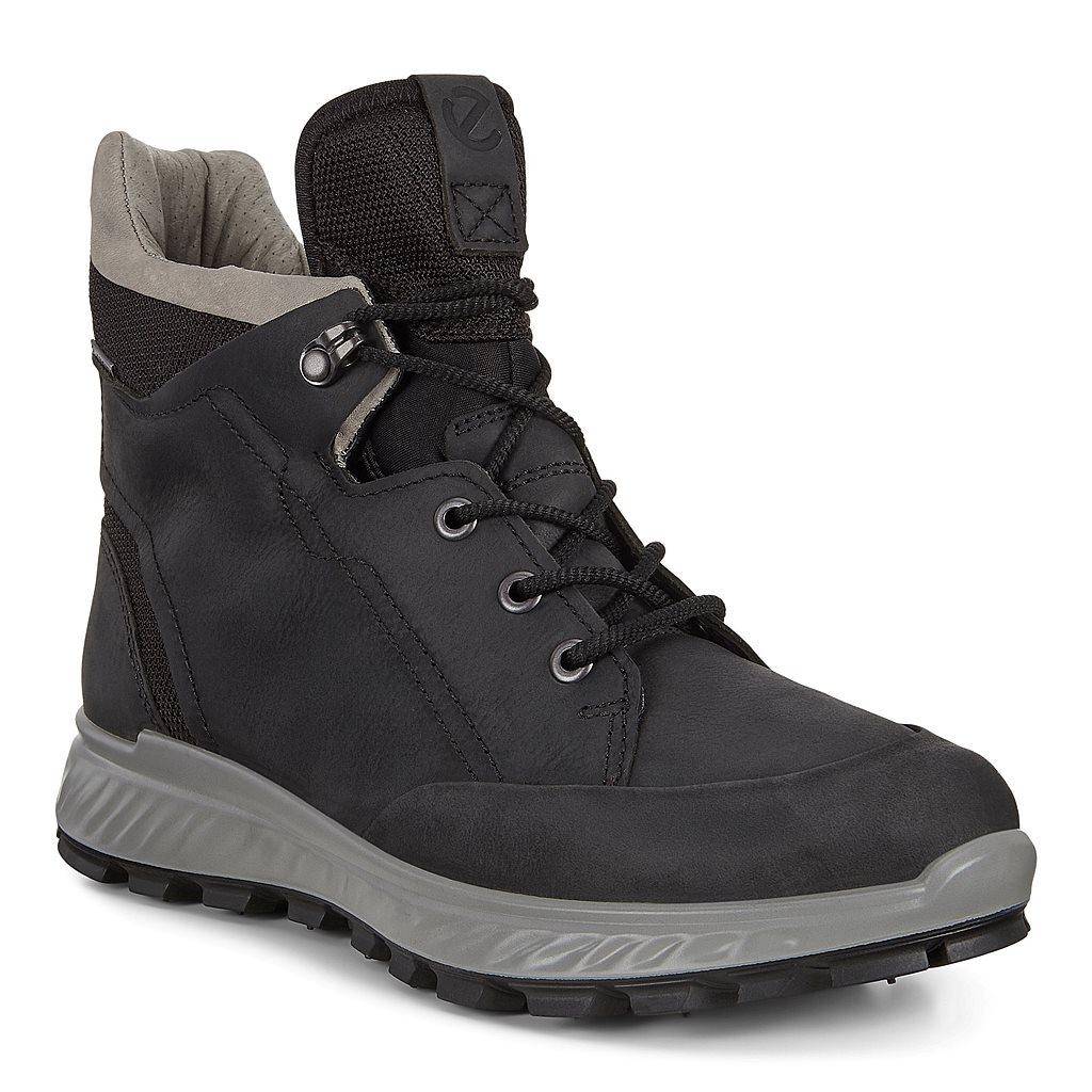 Ecco Exostrike Boys Outdoor Boots In Black Online - India DRK-893172